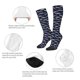 thumbnail image 3 of Fotbe Sardine Calcetas Divertidas Estampadas para Hombre y Mujer, Calcetas de Algodón hasta la Rodilla para Caminar, Correr, Enfermería y Embarazo, 3 of 6