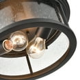 thumbnail image 5 of Millennium Lighting Bresley 2-Light Outdoor Flush Mount Powder Coated Black Powder Coat Bronze Bronze, 5 of 7