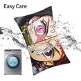 thumbnail image 6 of Demon Slayer Throw Pillow Cover Decoration Pillow Case Cushion for Home Sofa Couch 20"x30", 6 of 8