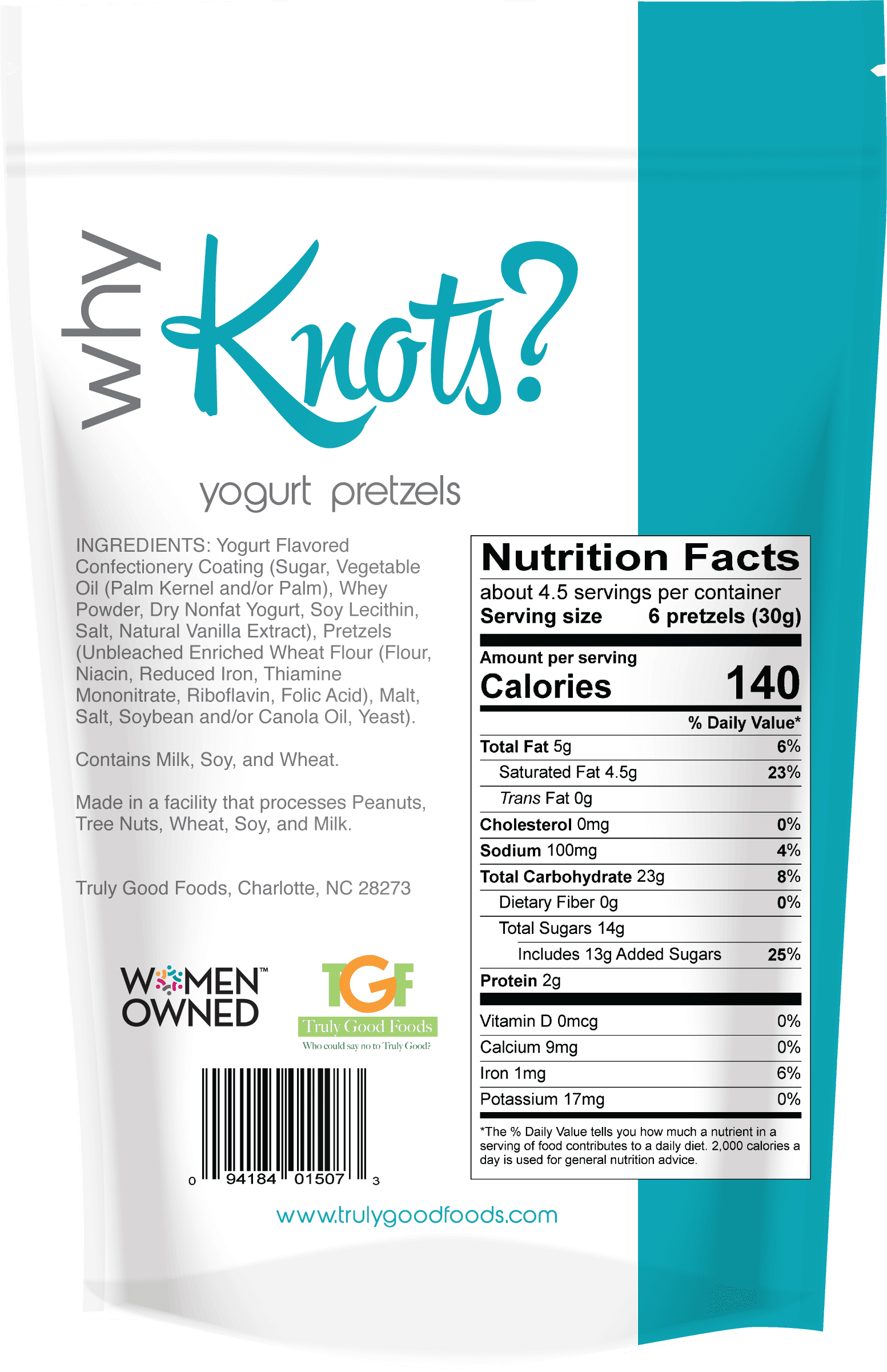 Yogurt Pretzels Why Knots?, 4.5oz, 12-count