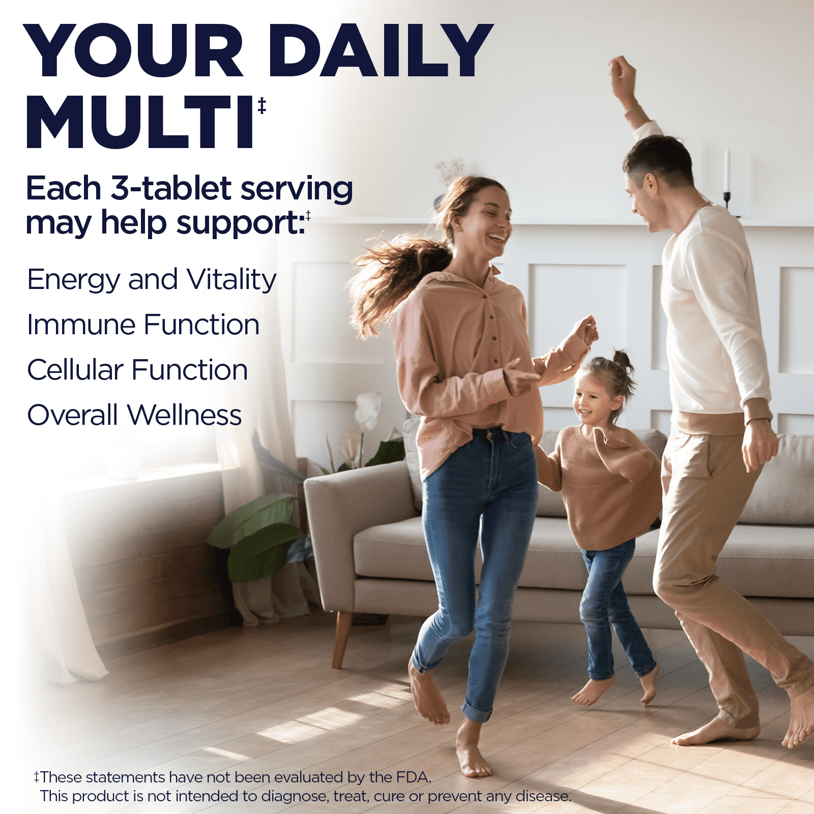 KAL Enhanced Energy Multivitamin | Whole Food Based Vitamins & Minerals w/ Antioxidants, Digestive Enzymes & Natural Carotenoids | 180 Capsules