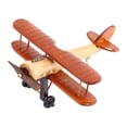 thumbnail image 4 of HILABEE Retro Airplane Model 3D Airplane Decoration Creative Mini Biplane Toy Airplane Orange, 4 of 9