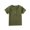 Army Green, variant on Dursoulink Birthday Party Short Sleeve Round Neck Top for Girls, Cotton Blend, Solid Color, Button Front, Breathable Fabric, Casual Style