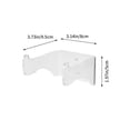 thumbnail image 2 of 1 Set Guitar Ukulele Wall Mount Acrylic Guitar Wall Hanger Guitar Bass Display Rack, 2 of 9
