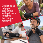 Mueller Reversible Compression Glove, Black, Unisex, One Size Fits Most