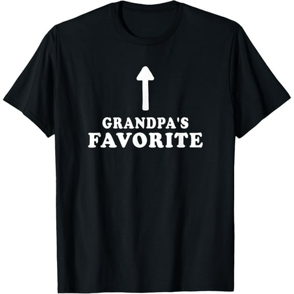 Funny Grandpas Favorite Grandchild Grandson Granddaughter T-Shirt