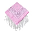 thumbnail image 2 of Pañuelo tipo bandana para la cabeza, novedoso, para el pelo, estampado de cachemira, multifuncional Rosa, 2 of 9