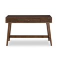 thumbnail image 3 of HFO Sawyer 1 Drawer Fully Finished Back Mid-Century Wood Desk in Brown, 3 of 7