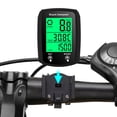 thumbnail image 6 of Bike Computer,Bicycle Speedometer,Bicycle odometers,Wireless Cycling Odometer,Multifunctional & Waterproof,Smart Touch Backlight,HD Digital LCD Big Display for Training,Hiking,Riding (Black), 6 of 9