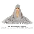 thumbnail image 3 of ROZYARD Fashion Women Hijab Baseball Caps with Trendy Breathable Jersey Scarf Summer Outdoor Cap with Hijabs Lightweight, 3 of 20