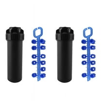 2pcs 3/4 Inch Female Thread -Up Sprinkler Gear Drive Lawn Sprinkler Head Part-Circle Pattern 40°-360°Adjustable