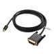 thumbnail image 2 of Cable Matters de Mini DisplayPort a DVI de 1,8 m, color negro, 2 of 5