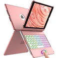 thumbnail image 1 of Funda de teclado AMZCase para iPad 9.ª generación de 10.2 pulgadas con Bluetooth, 1 of 9