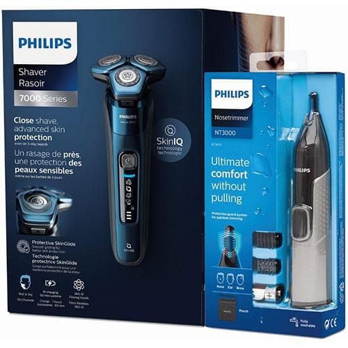 Rasoir Philips Series 7000 & Taille-polis pour le nez Philips de serie 3000 Format bonus