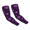 thumbnail image 2 of Picia Purple Snow Flakes Arm Sleeves for Men and Women - Tattoo Cover Up UPF 50+ Cooling Sports Sleeve for Basketball Golf Football-One Size, 2 of 8