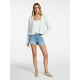 thumbnail image 2 of No Boundaries Mid-Rise Denim Shorts, 3" Inseam, Women's 00-20, 2 of 5