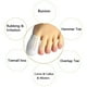 thumbnail image 3 of Dinheiro 10 pares de protectores para dedos de los pies transpirables con agujeros, proporciona alivio de las uñas encarnadas, 3 of 5
