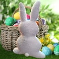 thumbnail image 6 of JGJJUGN Easter Bunny Pillow | Plush Rabbit Cushion | Lamb's Wool Decorative Pillow | Soft Polyester Throw Pillow | Snuggle Pillow for Home Decor | Adorable Gift Idea | 35x20 cm, 6 of 6