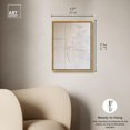 thumbnail image 4 of Carved Contours II Canvas Print Minimalist Decor by Art Remedy, Gold Frame, 16 x 20, 4 of 6