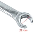 thumbnail image 2 of Unique Bargains Écrou Clé Outils de Réparation Auto Anti-Dérapant Double Extrémité Fusée 22mm x 24mm, 2 of 3