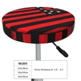 thumbnail image 7 of Picia Nautical American Flag pattern Round Stool Covers Comfy Seat Covers Stretch Removable WashableChair Slipcover Round Bar Chair Cushion Cover-14 inch, 7 of 7