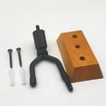 thumbnail image 2 of POINTERTECK Violin Rack Hanger Violin Wall Mount Violin Wall Hook Solid Wood Base Violin Rack Can Hang Violin Bow, 2 of 6