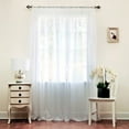 thumbnail image 3 of Quality Home Sheer 2 Panel Curtain Set 96" Length, 3 of 3