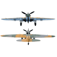 thumbnail image 2 of NATEFEMIN Realistic 1/72 Scale Il 2 Sturmovik Alloy Plane Model with Intricate Details for Model Display and Desktop Decoration Piece, 2 of 8