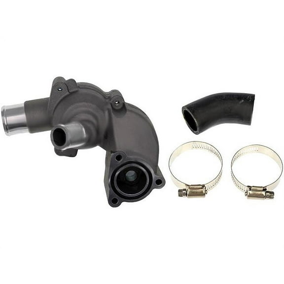 Engine Coolant Thermostat Housing Assembly - Compatible with 2005 - 2010 Ford Mustang 4.0L V6 2006 2007 2008 2009