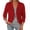 Red, variant on Womens Knit Cardigan Lettuce Edge Irregular Hem 3/4 Sleeve Open Front Spring Summer Lightweight Breathable Layering Sun Protection Thin Sweater White L