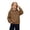 Coffee, variant on Girls Leopard Print Hoodie Kids Long Sleeve Fleece Sweatshirt Casual Hooded Top With Front Pocket For Daily School Outdoor Wear 2-12 Years