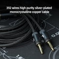 thumbnail image 5 of FiiO FT3 HiFi Studio Auriculares supraaurales/abiertos con cable de 32 ohmios, auriculares con controlador dinámico de alto rendimiento de 60 mm 3,5 mm SE/4,4 mm/6,35 mm para audiófilos/estéreo, excel, 5 of 5