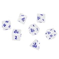 thumbnail image 1 of Dungeons & Dragons Heavy Metal Icewind Dale 7 RPG Dice Set: White, 1 of 1