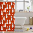 thumbnail image 3 of Manfei Boo Ghost Print Shower Curtain 72Wx72L,Happy Halloween Party Bathroom Curtain, 3 of 5