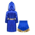 thumbnail image 2 of Zaldita Kids Unisex Boxing Outfit Set Boxing Robe And Shorts For Festivalthemed Parties Dress Up Royal Blue&Gold 6, 2 of 4