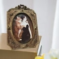 thumbnail image 3 of Abbracc Embossed Rectangle Polyresin Photo Frame Art Wall Ornament Decor Ornate Tabletop, 3 of 4