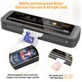 thumbnail image 2 of MegaWise 80kpa Powerful but Compact Vacuum Sealer Machine, Bags and Cutter Included, One-Touch Automatic Food Sealer with External Vacuum System for All Saving needs, Dry Moist Fresh Modes, 2 of 2
