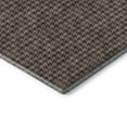 thumbnail image 4 of Addison Rugs Mayfield Washable Transitional Houndstooth Chocolate Rectangle Rug, 2'6" x 3'10", 4 of 6