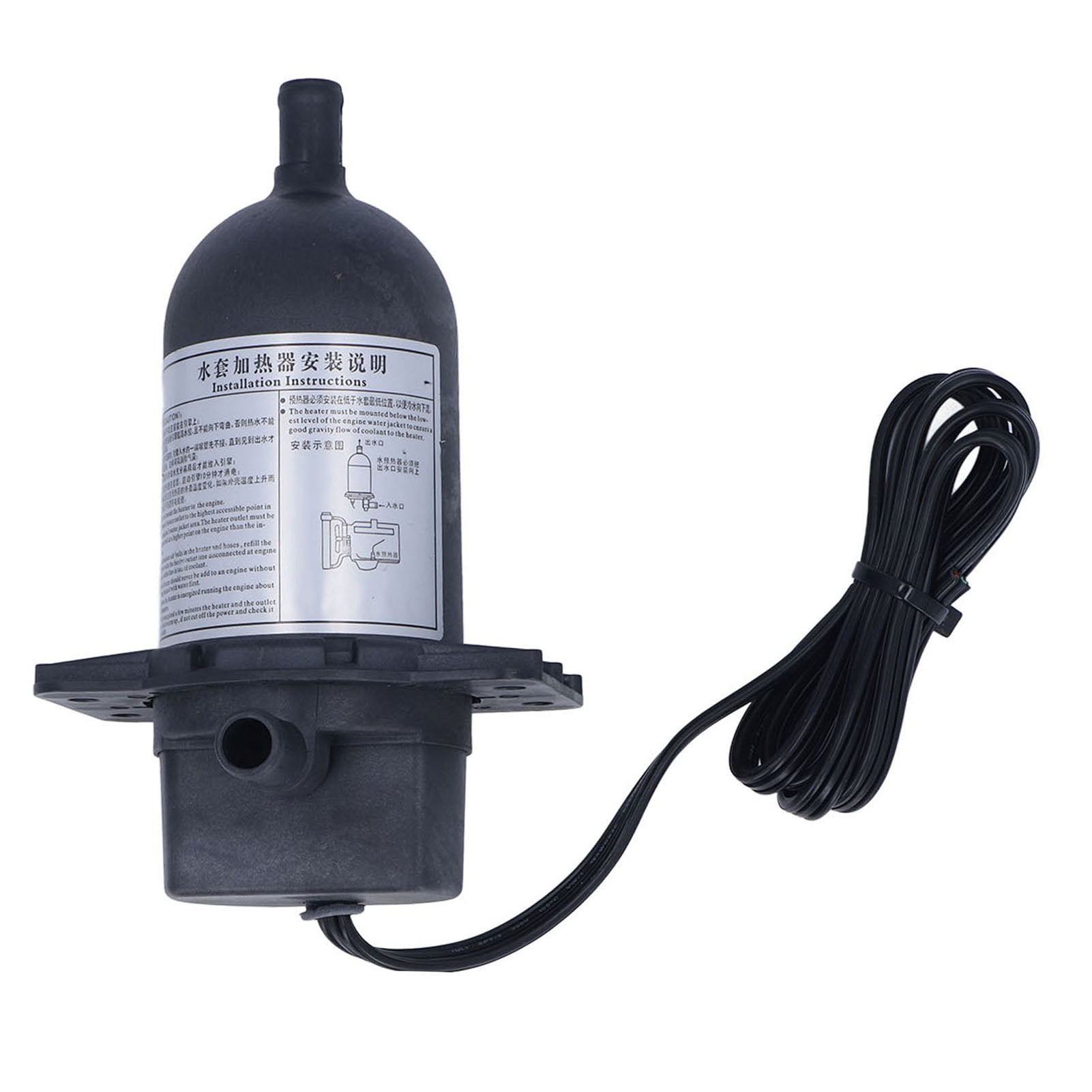 Engine Water Jacket Heater Self Circulating Diesel Generator Thermostat Coolant 120V 500W