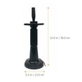 thumbnail image 6 of UPKOCH Mannequin Head and Stand Black Plastic 1 Set 15x5.3in, 6 of 8