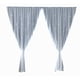 thumbnail image 1 of Cortina con diseño hueco Panel para puerta francesa Cortina de encaje para ventana Privacidad Cortinas para puertas francesas para dormitorio, salón y puerta del patio No requiere taladrar E, 1 of 3