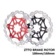 thumbnail image 4 of Rotor del freno Rotor de freno de disco de bicicleta de 180 mm / 160 mm Rotor de bicicleta de carretera MTB de acero inoxidable, 4 of 7