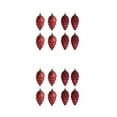 thumbnail image 2 of VONKY 8pcs/set Pine Cones Pendant Graceful Hanging Decorations For Whimsical Wine Red 2Set, 2 of 6