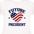 thumbnail image 4 of Inktastic Future President Boys or Girls Long Sleeve Baby Bodysuit, 4 of 5