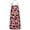 Pink and Black, variant on White and Pink Of Leopard Print Apron-Garden Aprons for Women with Pockets-Cotton Linen Waterproof Kitchen Cooking Gardening Aprons Adjustable for Kitchen,Cooking,BBQ and Salon 33x27 Inch
