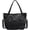 【black】, variant on CoCoMangos Women's Denim Tote Bag with Zipper, Multi-Pocket Design, Large Capacity Crossbody Purse Shoulder Bag for Everyday Casual Use