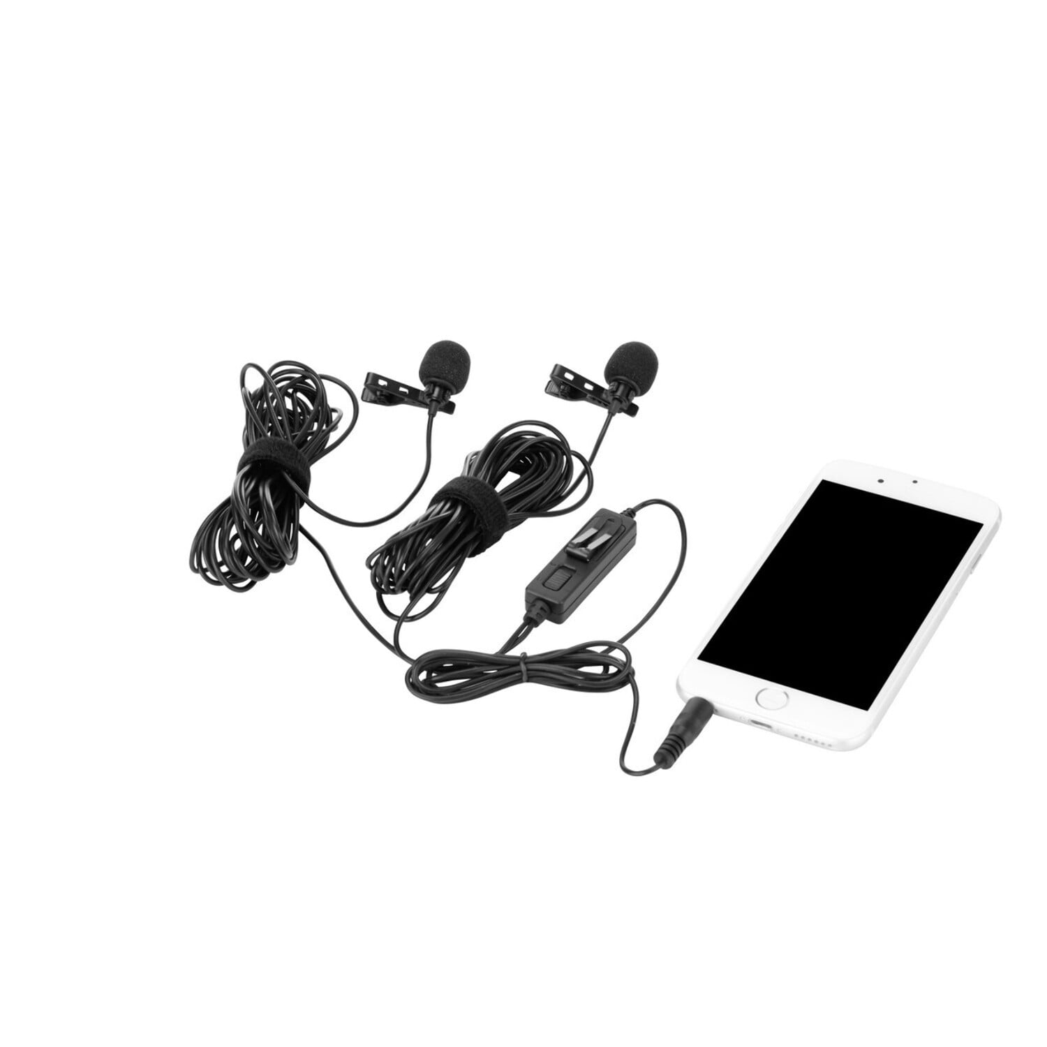 Saramonic LavMicro2M 2-Person Omni Lavalier Mic with 3.5mm TRS/TRRS Output for Cameras, Mobile Devices & More