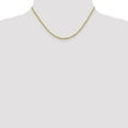 thumbnail image 3 of Auriga 14k Yellow Gold 10.9mm Singapore Chain Necklace 16inch for Women, 3 of 6