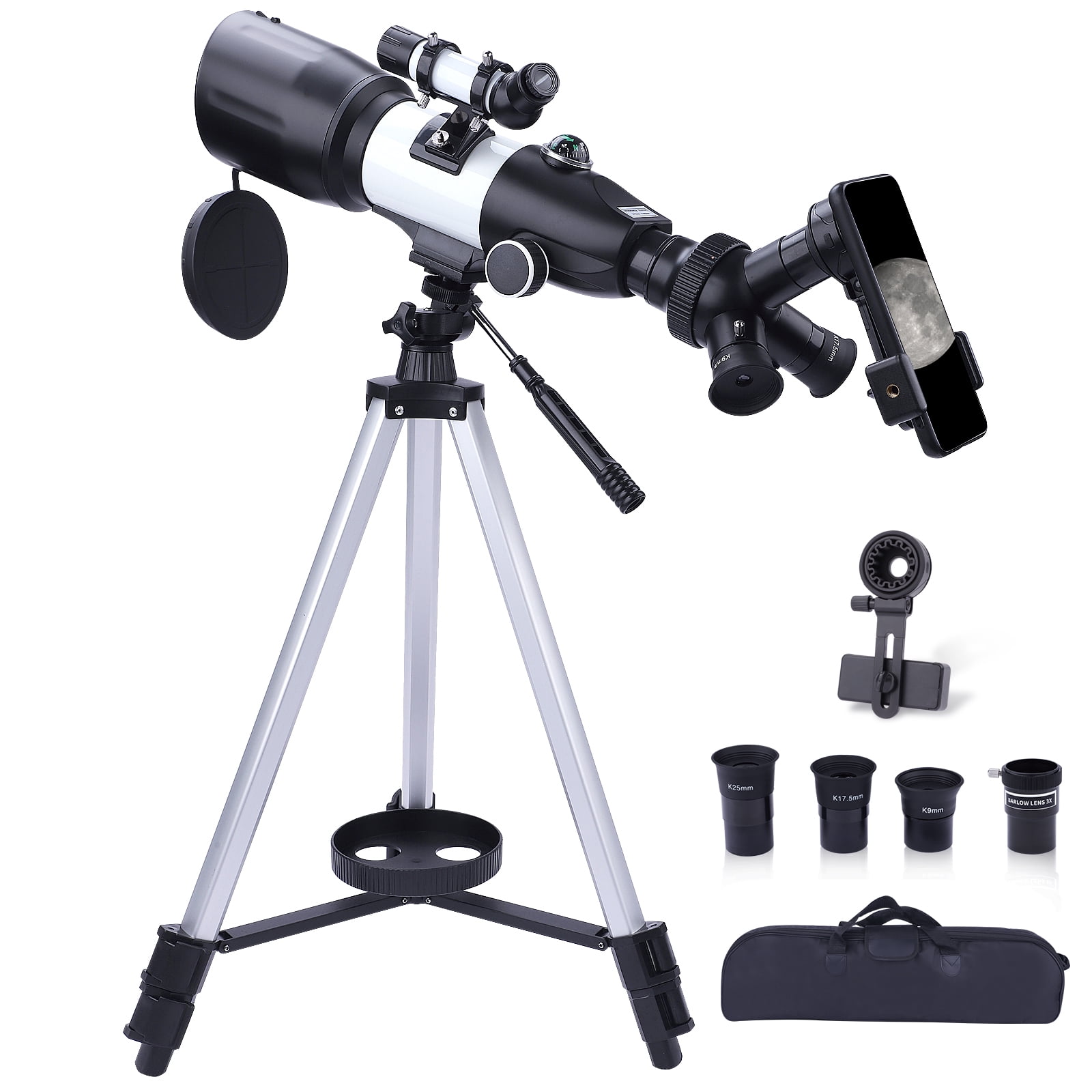 Telescope for Astronomy 3X 400/70mm Extender Space Telescopes Mobile