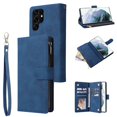 thumbnail image 1 of Funda de cuero con tapa Retro para Samsung Galaxy S23 Ultra S22 Plus S21 FE S20 FE S10 S9 S8 Note 20 Ultra 10 Lite 9, funda tipo billetera para tarjetas Tan Jianjun unisex, 1 of 2